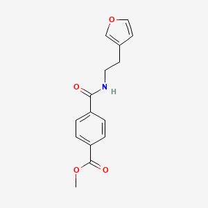 Methyl 4-((2-(furan-3-yl)ethyl)carbamoyl)benzoate