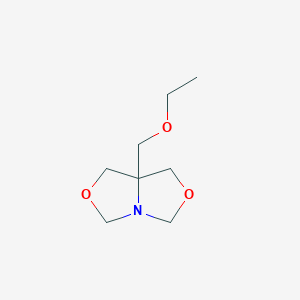 molecular formula C8H15NO3 B2937317 7a-(ethoxymethyl)dihydro-1H-[1,3]oxazolo[3,4-c][1,3]oxazole CAS No. 749226-79-7