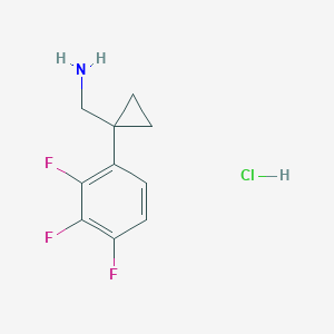 [1-(2,3,4-Trifluorophenyl)cyclopropyl]methanamine hydrochloride