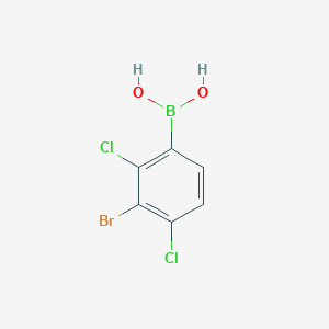 molecular formula C6H4BBrCl2O2 B2937320 (3-Bromo-2,4-dichlorophenyl)boronic acid CAS No. 2377607-92-4