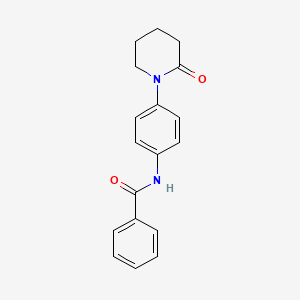 N-(4-(2-oxopiperidin-1-yl)phenyl)benzamide