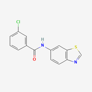 N-(benzo[d]thiazol-6-yl)-3-chlorobenzamide