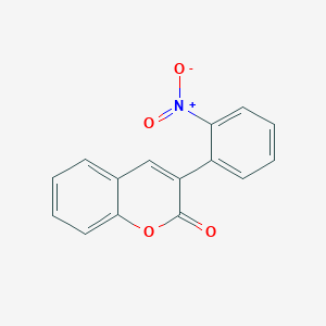 molecular formula C15H9NO4 B2937337 3-(2-nitrophenyl)-2H-chromen-2-one CAS No. 107623-76-7