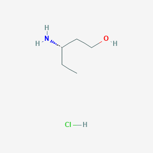 molecular formula C5H14ClNO B2937352 (3S)-3-Aminopentan-1-OL hcl CAS No. 2418593-87-8