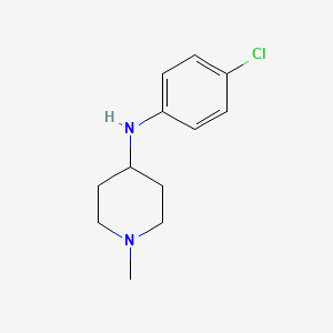 molecular formula C12H17ClN2 B2937354 N-(4-chlorophenyl)-1-methylpiperidin-4-amine CAS No. 36796-53-9