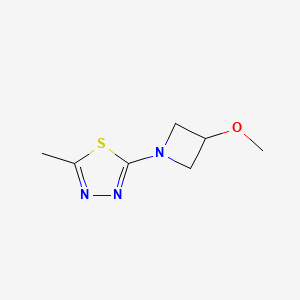 2-(3-Methoxyazetidin-1-yl)-5-methyl-1,3,4-thiadiazole