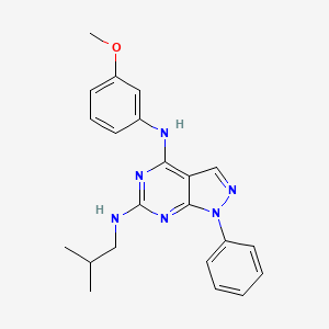 N6-isobutyl-N4-(3-methoxyphenyl)-1-phenyl-1H-pyrazolo[3,4-d]pyrimidine-4,6-diamine