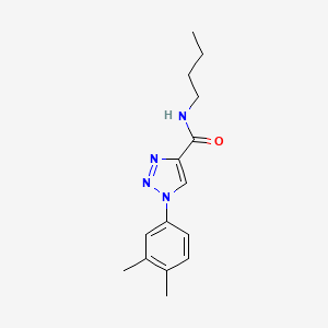 N-butyl-1-(3,4-dimethylphenyl)-1H-1,2,3-triazole-4-carboxamide