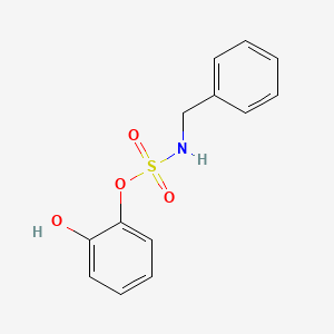 molecular formula C13H13NO4S B2937376 N-benzyl(2-hydroxyphenyl)sulfamate CAS No. 74282-81-8
