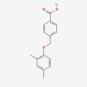 molecular formula C16H16O3 B2937399 4-[(2,4-Dimethylphenoxy)methyl]benzoic acid CAS No. 149288-33-5