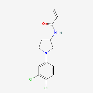 N-[1-(3,4-Dichlorophenyl)pyrrolidin-3-yl]prop-2-enamide