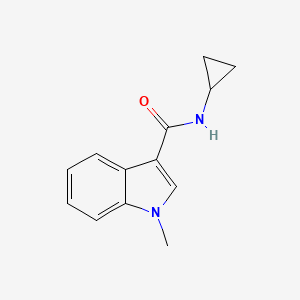 molecular formula C13H14N2O B2937469 N-cyclopropyl-1-methylindole-3-carboxamide CAS No. 923111-57-3