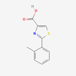 molecular formula C11H9NO2S B2937491 2-(2-Methylphenyl)-1,3-thiazole-4-carboxylic acid CAS No. 115311-25-6