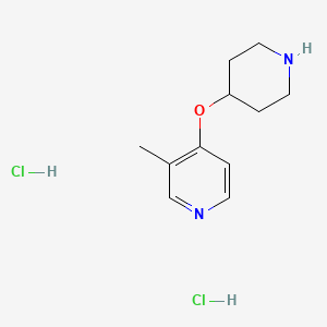 3-Methyl-4-(piperidin-4-yloxy)pyridine dihydrochloride