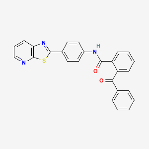 2-benzoyl-N-(4-(thiazolo[5,4-b]pyridin-2-yl)phenyl)benzamide