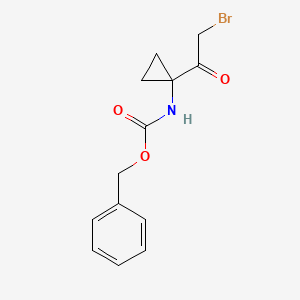 benzyl N-[1-(2-bromoacetyl)cyclopropyl]carbamate
