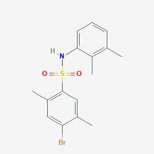 molecular formula C16H18BrNO2S B2937512 4-bromo-N-(2,3-dimethylphenyl)-2,5-dimethylbenzene-1-sulfonamide CAS No. 2415554-32-2