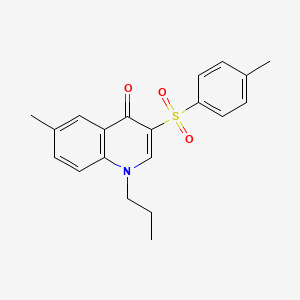 molecular formula C20H21NO3S B2937514 6-methyl-1-propyl-3-tosylquinolin-4(1H)-one CAS No. 899214-31-4