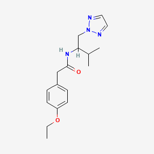 2-(4-ethoxyphenyl)-N-(3-methyl-1-(2H-1,2,3-triazol-2-yl)butan-2-yl)acetamide