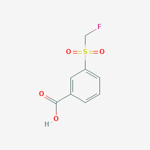 molecular formula C8H7FO4S B2937525 3-(氟甲磺酰基)苯甲酸 CAS No. 1784865-25-3