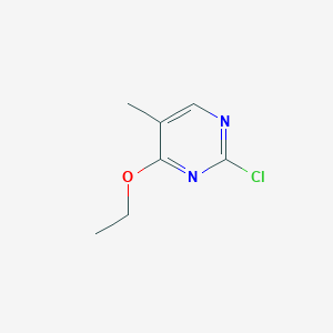 molecular formula C7H9ClN2O B2937542 2-Chloro-4-ethoxy-5-methylpyrimidine CAS No. 135292-36-3
