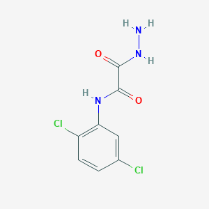molecular formula C8H7Cl2N3O2 B2937558 N-(2,5-dichlorophenyl)-2-hydrazino-2-oxoacetamide CAS No. 443863-61-4