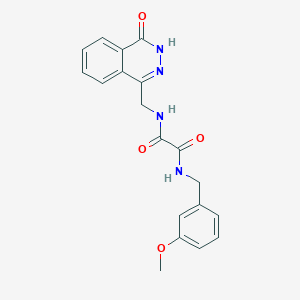 molecular formula C19H18N4O4 B2937562 N-(3-methoxybenzyl)-N'-[(4-oxo-3,4-dihydrophthalazin-1-yl)methyl]ethanediamide CAS No. 923140-04-9
