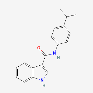 N-[4-(propan-2-yl)phenyl]-1H-indole-3-carboxamide