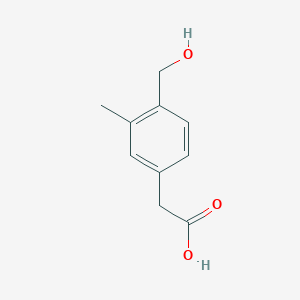 2-(4-(Hydroxymethyl)-3-methylphenyl)acetic acid