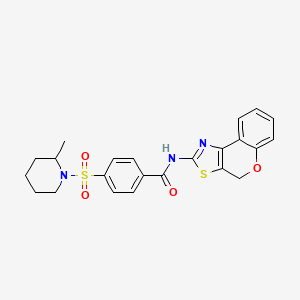 N-(4H-chromeno[4,3-d]thiazol-2-yl)-4-((2-methylpiperidin-1-yl)sulfonyl)benzamide