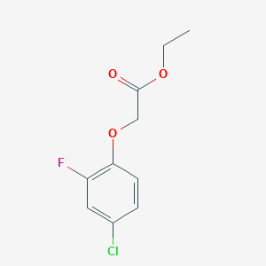 molecular formula C10H10ClFO3 B2937679 Ethyl 2-(4-chloro-2-fluorophenoxy)acetate CAS No. 1716-87-6