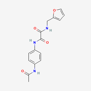 N1-(4-acetamidophenyl)-N2-(furan-2-ylmethyl)oxalamide