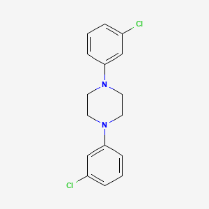 molecular formula C16H16Cl2N2 B2937710 1,4-双(3-氯苯基)哌嗪 CAS No. 79975-63-6