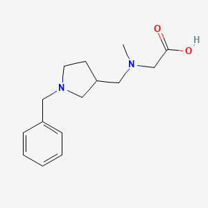 molecular formula C15H22N2O2 B2937744 [(1-Benzyl-pyrrolidin-3-ylmethyl)-methyl-amino]-acetic acid CAS No. 1353965-15-7