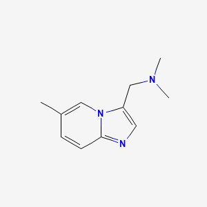 molecular formula C11H15N3 B2937766 Dimethyl({6-methylimidazo[1,2-a]pyridin-3-yl}methyl)amine CAS No. 885949-46-2
