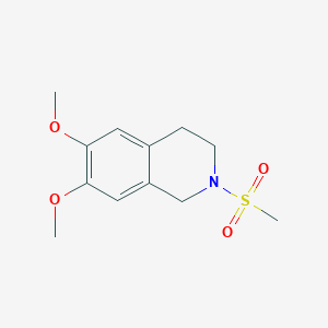 2-Methanesulfonyl-6,7-dimethoxy-3,4-dihydro-1H-isoquinoline