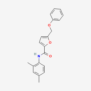 molecular formula C20H19NO3 B2937836 N-(2,4-dimethylphenyl)-5-(phenoxymethyl)furan-2-carboxamide CAS No. 879766-39-9