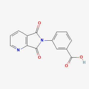 3-(5,7-Dioxo-5,7-dihydro-6H-pyrrolo[3,4-b]pyridin-6-yl)benzoic acid