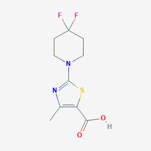 2-(4,4-Difluoropiperidin-1-YL)-4-methylthiazole-5-carboxylic acid