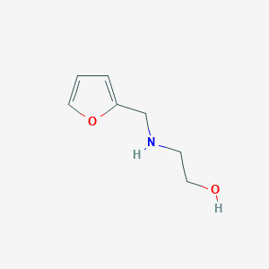 molecular formula C7H11NO2 B2937864 2-[(2-呋喃甲基)氨基]乙醇 CAS No. 4439-22-9
