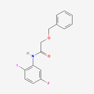 2-(Benzyloxy)-N-(5-fluoro-2-iodophenyl)acetamide
