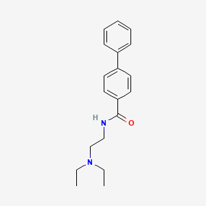 molecular formula C19H24N2O B2937876 N-(2-(diethylamino)ethyl)-[1,1'-biphenyl]-4-carboxamide CAS No. 301678-45-5