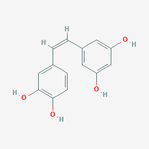 molecular formula C14H12O4 B029379 cis-3,5,3',4'-Tetrahydroxystilbene CAS No. 106325-86-4