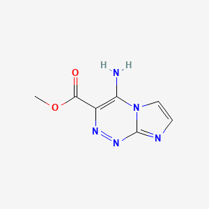 molecular formula C7H7N5O2 B2937935 Methyl 4-aminoimidazo[2,1-c][1,2,4]triazine-3-carboxylate CAS No. 2090997-95-6