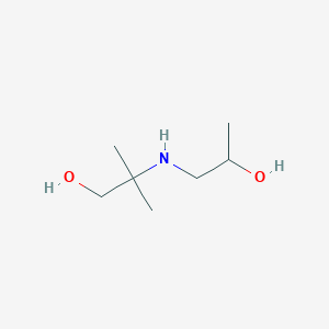 molecular formula C7H17NO2 B2937937 2-[(2-Hydroxypropyl)amino]-2-methylpropan-1-ol CAS No. 139139-55-2