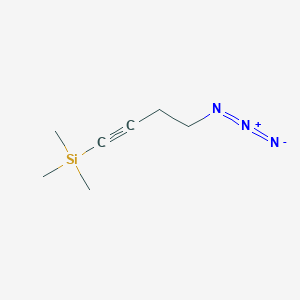 molecular formula C7H13N3Si B2937946 (4-Azidobut-1-ynyl)trimethylsilane CAS No. 183208-70-0