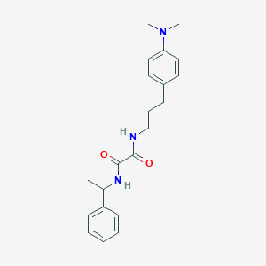 N1-(3-(4-(dimethylamino)phenyl)propyl)-N2-(1-phenylethyl)oxalamide