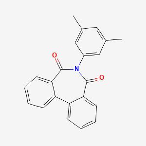 molecular formula C22H17NO2 B2937992 6-(3,5-Dimethylphenyl)benzo[d][2]benzazepine-5,7-dione CAS No. 533868-12-1