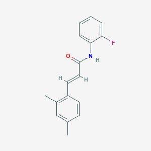 3-(2,4-dimethylphenyl)-N-(2-fluorophenyl)acrylamide