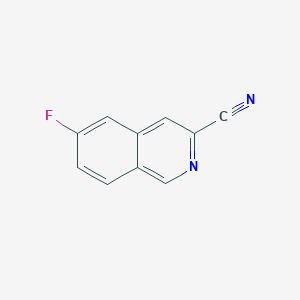 6-Fluoroisoquinoline-3-carbonitrile